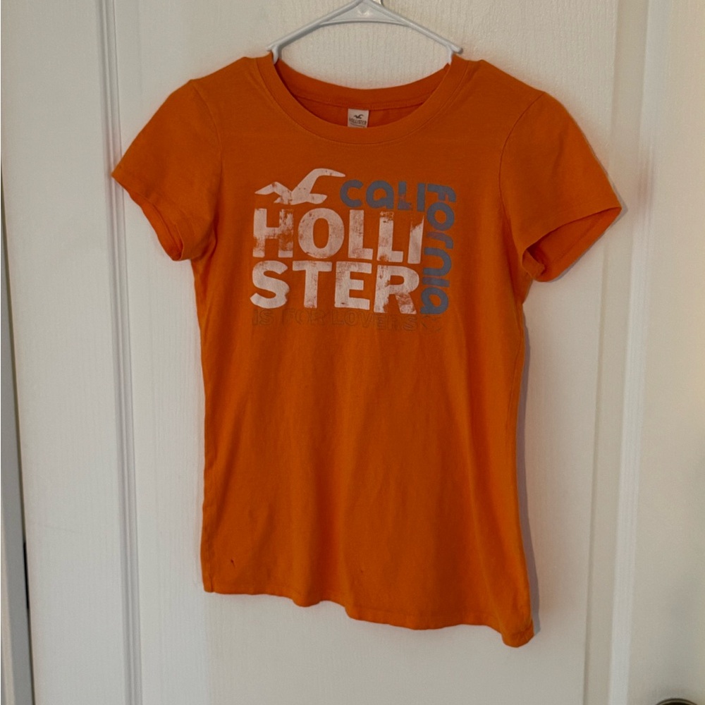 Hollister Bright Orange California Tee